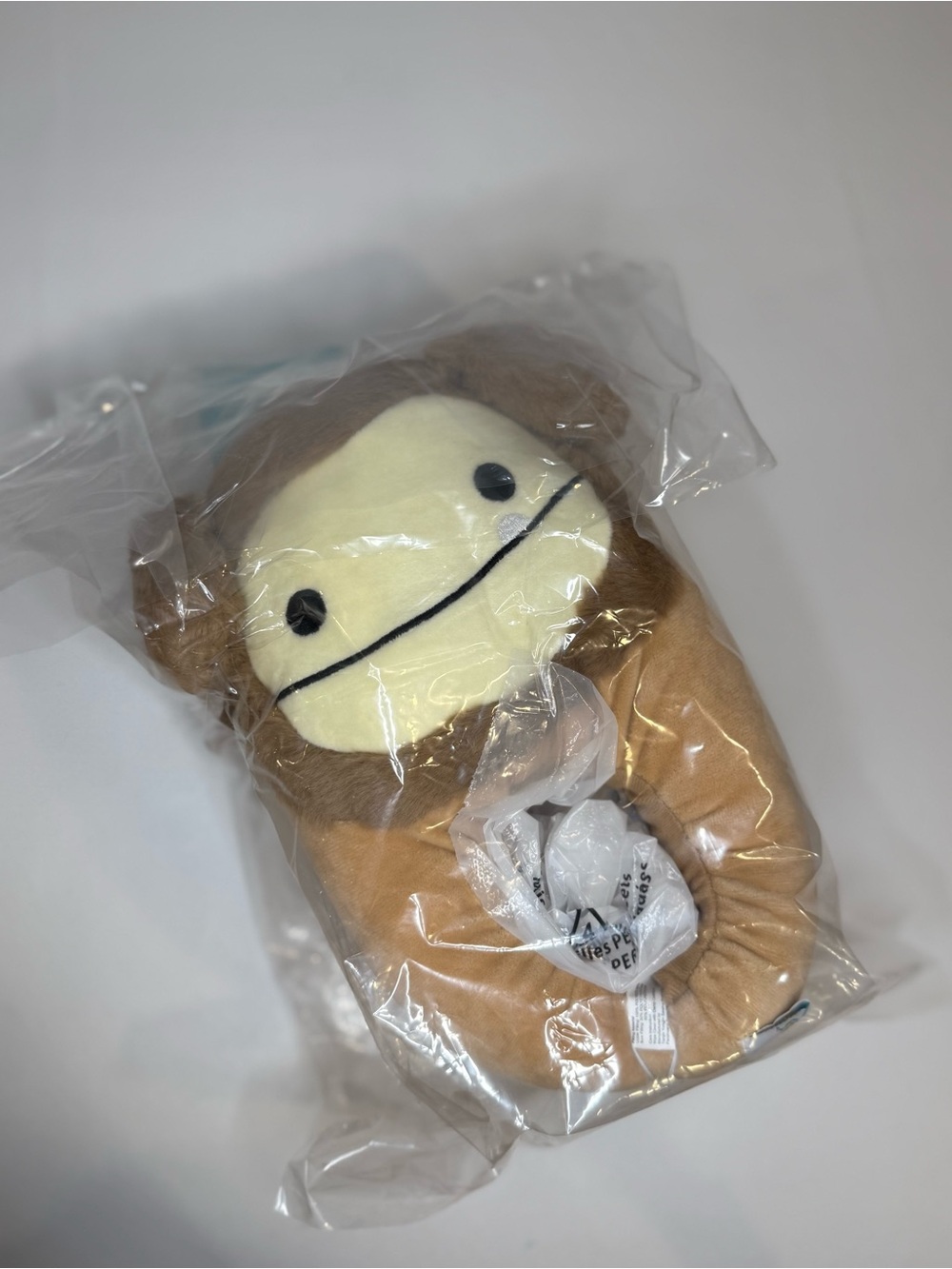 Squishmallows Benny The Bigfoot Plush Slippers 6-7 adults